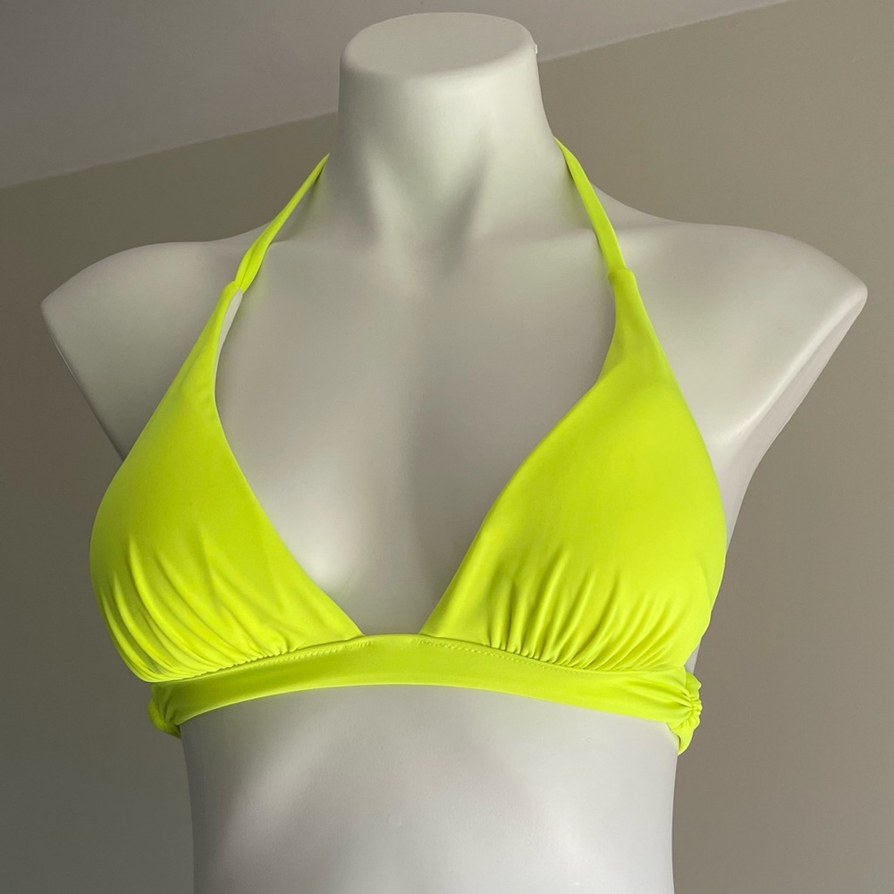 Victoria's Secret Yellow Triangle Bikini Top
